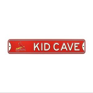 St Louis Cardinals 24 "Steel Kid Cave Sign